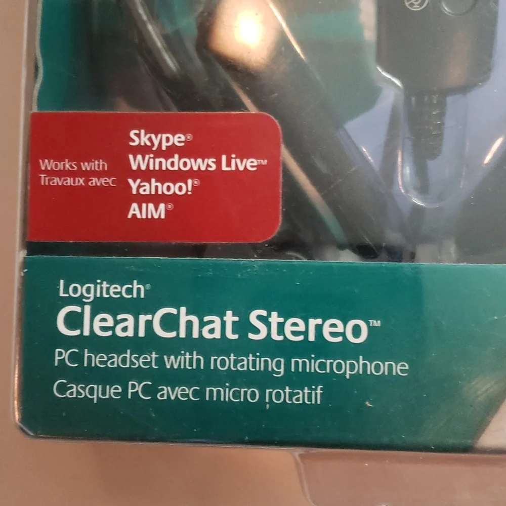 Logitech ClearChat Stereo Silver/Black Headband Headsets